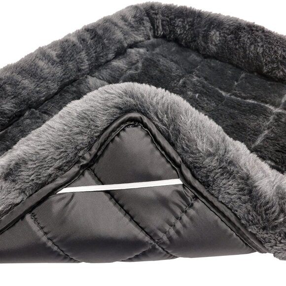 Midwest Quiet Time Bolster Gray Dog Bed, 18" L X 12" W, XX-Small - Picture 4 of 5
